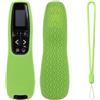 Generic Custodia protettiva in silicone morbido per Logitech Wireless Presenter R800, custodia in silicone per telecomando con cordino (verde)