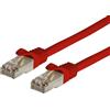 Techly Professional 360561 Cavo di Rete Patch in Rame Cat. 6A SFTP LSZH 10 m Rosso Rosso