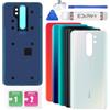 Eonpam Scocca Vetro Posteriore Sostituzione per Xiaomi Redmi Note 8 PRO Originale Back Cover Coperchio Copribatteria+Kit di Riparazione(Bianco)