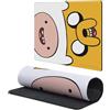 Head Case Designs Licenza Ufficiale Adventure Time Jake e Finn Oversized Grafica 9.84 x 11.81 x 0.12 Inches (250 x 300 mm) - S Tappetino per Mouse E Scrivania da Ufficio per Giochi Tastiera PC