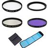 AFGRAPHIC Set di filtri per fotocamera 3 in 1 filtro UV CPL FLD con anello adattatore sacchetto filtro per fotocamera Panasonic Lumix DMC TZ100, ZS100