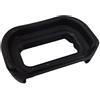 vhbw mirino oculare compatibile con Sony Alpha 6500, 6600, 6400 fotocamera, reflex, DSLR oculare - nero