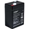 akku-net Batteria al Gel di piombo akku-net per:moto,quads, veicoli giocattolo 6V 4,5Ah (sostituisce anche 4Ah 5Ah), 6V, Lead-Acid