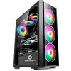 Outlet Computer Outsider Computer Fisso da Gaming, Ryzen 5, RAM 32GB, SSD 1TB, RTX 2060 6GB GDDR6, Windows 11 PRO, WiFi USB, HDMI e VGA, Wireless, per Ufficio, Internet, Scuola