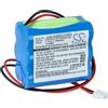 vhbw batteria sostituisce Visonic 0-9912-M, 0-9913-W, 103-303687, GP130AAM6YMX, GP130AAM8YMX per sistema d'allarme (2000mAh, 7,2V, NiMH)