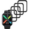ZCIBN [4 pezzi] Pellicole Protettive compatibile con OPPO Watch 46MM, Protezione Pellicola, Proteggi schermo in vetro temperato Copertura totale 3D, Resistenza ai graffi, Senza bolle