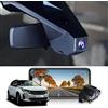 FITCAMX DashCam Front 2160P + Rear 1080P Compatibile con Peugeot 3008/5008/CITROËN C5 AIRCROSS/DS7 CROSSBACK E-TENSE 2017-2024, Visione Notturna, sensore G con Scheda da 128 GB