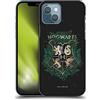 Head Case Designs Licenza Ufficiale Harry Potter Hogwarts Cresta 2 Deathly Hallows XXXI Custodia Cover Dura per Parte Posteriore Compatibile con Apple iPhone 13