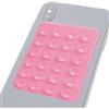 Qurygin 1 pezzo 8x5.5cm aspirazione Phone Case Mount, Silicone aspirazione Phone Mount, Silicone ventosa supporto del telefono, aspirazione telefono caso pad adesivo, multiuso Sticky Grip Phone Holder