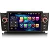 erisin Android 14 8-Core 4GB+64GB Autoradio GPS Navigatore per Fiat Grande Punto Linea Supporta Bluetooth 5.0 Wireless CarPlay Android Auto WiFi 4G DSP RDS Canbus IPS Schermo Tattile