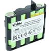 vhbw NiMH batteria 1500mAh (4.8V) compatibile con tecnologia medica sostituisce elettrostimolatore Compex Edge US, Energy, Energy Mi-Ready, Energy, Energy Mi-ready, Fit