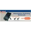 Life ALIMENTATORE SWITCHING 12Vdc 5000mA CON 2 CONNETTORI 5.5X2.1/5,5x2,5mm