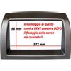 MasterLine Mascherina montaggio autoradio 2 din SENZA CARRELLO METALLICO COLORE ANTRACITE