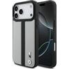 CG MOBILE BMW M - Logo a righe perforato, compatibile con custodia MagSafe per iPhone 17 Pro Max (grigio)