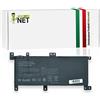 new net - Batteria C21N1509 Compatibile con Notebook ASUS K556UA-Q52K-CB K556UB-XX033D K556UB-XX023D K556UB-XX175D K556UQ-XX082D K556UQ-XX083D K556UQ-XX689D K556UQ-XX557T K556UQ-XX559T [5000mAh]