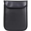 LMLXYZ Borsa Faraday Custodia Faraday Custodia Protettiva in Materiale PU Protezione antifurto per Auto Cellulare WiFi/gsm/LTE/NFC/RFID (Color : Black, Size : 28x23cm)