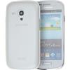 doupi UltraSlim Custodia per Samsung Galaxy S3 Mini, Satinato fine Piuma Facile Mat Semi Trasparente Cover, Bianco