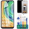 SRJTEK per Samsung Galaxy A14 5G Display LCD per Samsung A14 Sostituzione dello Schermo per Galaxy A14 Touch Digitizer A146U/A146P Kit di Riparazione Senza Telaio (Nero, Non per SM-A146B)