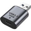 Ynnhik Tipo C-AUF-USB Adattatore-USB Adattatore Carico Adattatore da Plug to Socket | Convertitore USB con trasmissione di dati ad alta velocità per tablet, PC, laptop