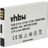 vhbw batteria compatibile con Motorola V170, C155, C156, C115, C116, C117, C139, C140, C118, C121 smartphone cellulare (900mAh, 3,7V, Li-Ion)