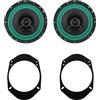 IPNOSIS Kit 2 Casse IP-01165 per Ford Fiesta dal 01 al 08,Focus dal 98 al 05,Fusion dal 02 al 08,KA dal 96 al 08,Puma dal 06 in poi,Mondeo dal 89 al 07,Transit dal 94 al 06 con 2 Supporti anteriori