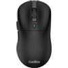 CoolBox W03 Mouse Wireless Gaming con tripla connessione 2.4GHz/Bluetooth 5.0/USB-C, 7 pulsanti, fino a 30h di autonomia, 10000DPI, sensore Pixart 3325, Superlight 57g. Colore nero