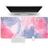 Hixingo Tappetino Mouse, Tappetino Mouse XXL/XL/L, Stile Marmo Nordico Tappetino Mouse Gaming con Base in Antiscivolo e Bordi Cuciti, Mouse Pad per Casa Ufficio (Rosa chiaro,600x300x3mm)