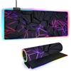 FANSU Tappetino Mouse RGB XXL, 14 Modalità Luce LED Tappetino Mouse in Gomma Antiscivolo, Mousepad Grande per PC, Laptop e Giochi Competitivi (Viola,900x400x4mm)