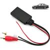 HERCHR Adattatore Bluetooth 2RCa AUX, Adattatore Wireless Audio Stereo Per Autoradio Modulo Bluetooth 5.0 con 2 Porte RCa Accessorio Universale Per Auto