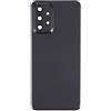 Generico Copri Batteria compatibile con Samsung Galaxy A23 5G SM-A236F A236 A236F A236B (NO con 4G) retro Posteriore Back Cover Scocca coperchio in plastica rigida + lente con cornice + Biadesivo (NERO)