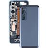 Generico (KIT) Copri Batteria + biadesivo compatibile con Xiaomi Mi Note 10 Lite Vetro Posteriore Back Cover Retro Scocca adesivo (Nero)