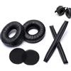 Voarmaks Set di cuscinetti di colore arcobaleno compatibili con custodie in schiuma per cuffie Senns HD25 HD250BT HD25-ll HD25S Il HMD25 (nero rugato)