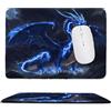 QIANLUOO Tappetino per mouse piccolo 24 x 20 cm - Animali Dragoni Tappetino per mouse da gioco, per Computer con Base in Gomma Antiscivolo, Scorrimento Facile, Impermeabile, Materiali Durevoli, Portatile L-173