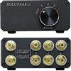 SOLUPEAK 3 ways stereo audio switch selector box 3 IN 1 OUT