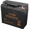 Electron Batteria al piombo AGM 12V 22Ah, ciclica, 181 × 77 × 167 mm, compatibile per motori elettrici, alta capacità di scarica e lunga durata, ideale anche per UPS e sistemi solari, VRLA, GEL, uso ciclico