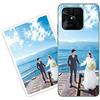 Sunrive Personalizzate Cover compatibile con Xiaomi Redmi 10C personalizzabile con Foto Testi Frase Logo Disegni e Grafiche Personalizzata, assorbimento degli urti morbido TPU trasparente