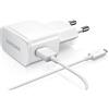 Samsung caricatore EP-TA10EWE Galaxy, 2 a, Micro USB, 1,5 m, Bianco