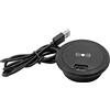 HINAYOSAN La ricarica integrata da 10 W rende semplice il pad di ricarica di potere dell'occhiello del desktop della scrivania