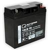 Q-Batteries Batteria 12LS-18 12 V 18 Ah al piombo/AGM VRLA con VdS