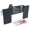 vhbw batteria compatibile con Apple MacBook Air 13, MVH22LL/A, MWTJ2LL/A, 13 A2337, 2020 M1 notebook (4300mAh, 11,4V, Li-Poly)