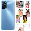 Stileitaliano Cover Personalizzata per Oppo A16 - A16S Personalizzabile con Foto Testi Disegni e Grafiche Personalizzate