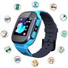 Ghzste Smartwatch per bambini LBS con torcia anti-perso, braccialetto intelligente per ragazzi e ragazze, chat vocale, regalo di compleanno (Blu)