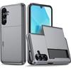 SORAKA Custodia per Samsung Galaxy A16 5G con Portacarte Portafoglio PC TPU a Doppio Strato Cover Armatura Antiurto