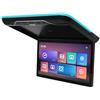 YVAAASIYC Monitor da tetto for auto 22 pollici, TV con lettore video ribaltabile, schermo IPS soffitto, luci ambientali a 16 colori(Black)
