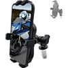 GITOBEHA Supporto per telefono cellulare da moto con attacco a forcella per navigatore GPS, compatibile con Hayabusa GSX-R 600 750 1000 YZF R1 R6 CBR 300R 400R Ninja ZX6R 400R S1000RR