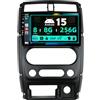 BXLIYER SXAUTO ¦ 8G+256G ¦ Android 15 IPS Autoradio Per Suzuki Jimny 3 (2005-2019) - Senza fili Carplay & Android Auto - LED Camera + MIC - DAB Fast-boot Volante 360-CAM AHD WIFI DSP - 2 Din 9 Pollici