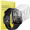 Blueshaweu 6 Pezzi Pellicola Compatibile per ‎Jugeman Smartwatch Q23 1.69, Pellicola Protettiva per Q23 1.69", Sensibile al Tatto, Senza Bolle, HD Trasparente TPU Film (trasparente)