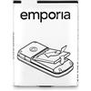 Emporia Batteria agli ioni di Litio da 1020 mAh, Nero - Ricambi per telefoni cellulari (Batteria, Nero, Ioni di Litio, 1020 mAh, 3,7 V, Glam)