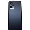 Generic Per Realme GT Neo 2, copertura posteriore in vetro per batteria di ricambio, custodia posteriore, per Realme GT Neo 2, pannello posteriore in vetro, parti di riparazione (nero)
