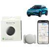 Generico Localizzatore GPS Auto Magnetico Nascosto, GPS Tracker Senza SIM/Abbonamento, Compatibile con Google Find My Android, Localizzatore per Animali/Bambini/Veicoli (bianco for ios)